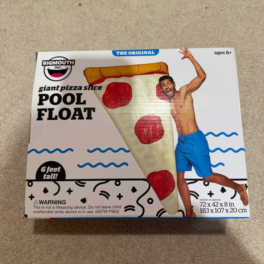 Red and White Pool Float